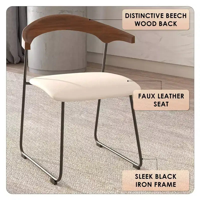 Chaises de salle à manger modernes rembourrées