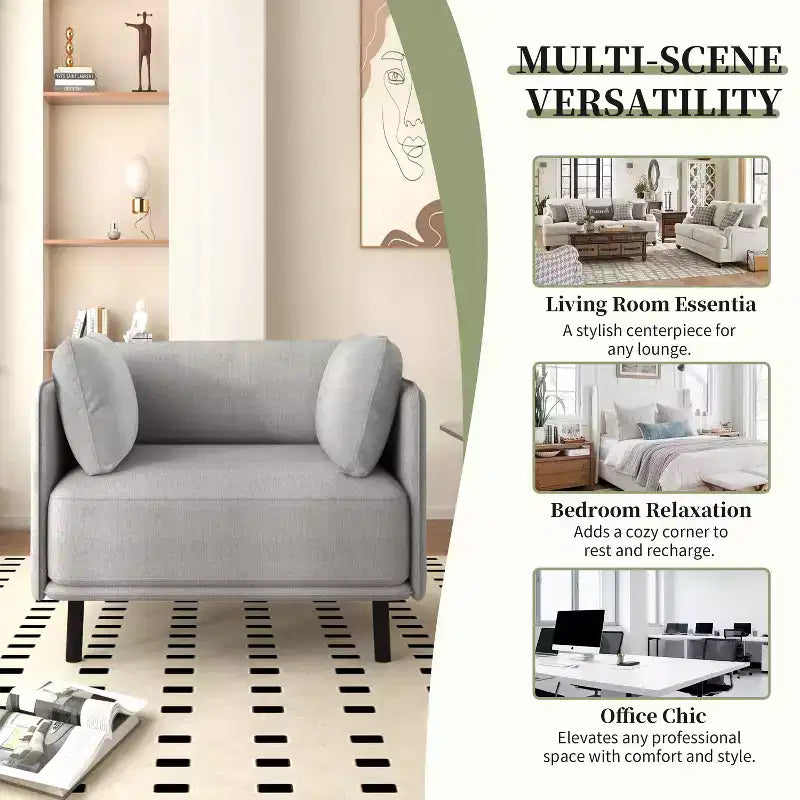 Fauteuil d'appoint rembourré