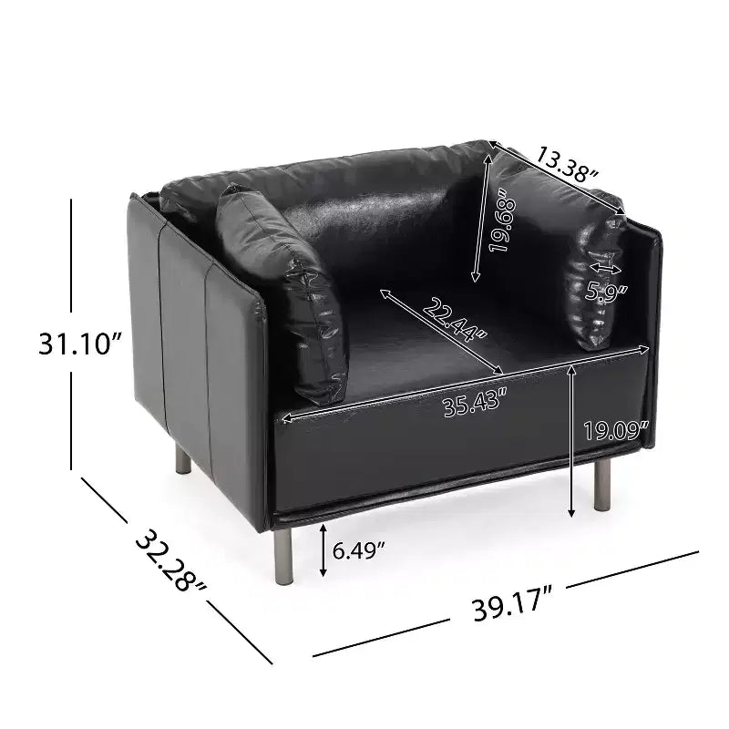 Fauteuil d'appoint rembourré
