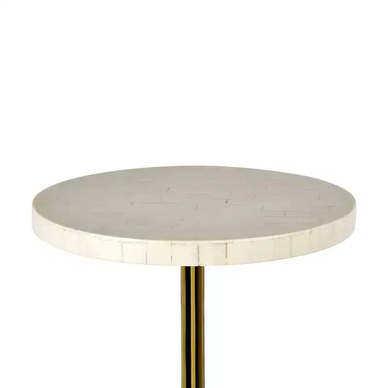 Table en métal glamour moderne