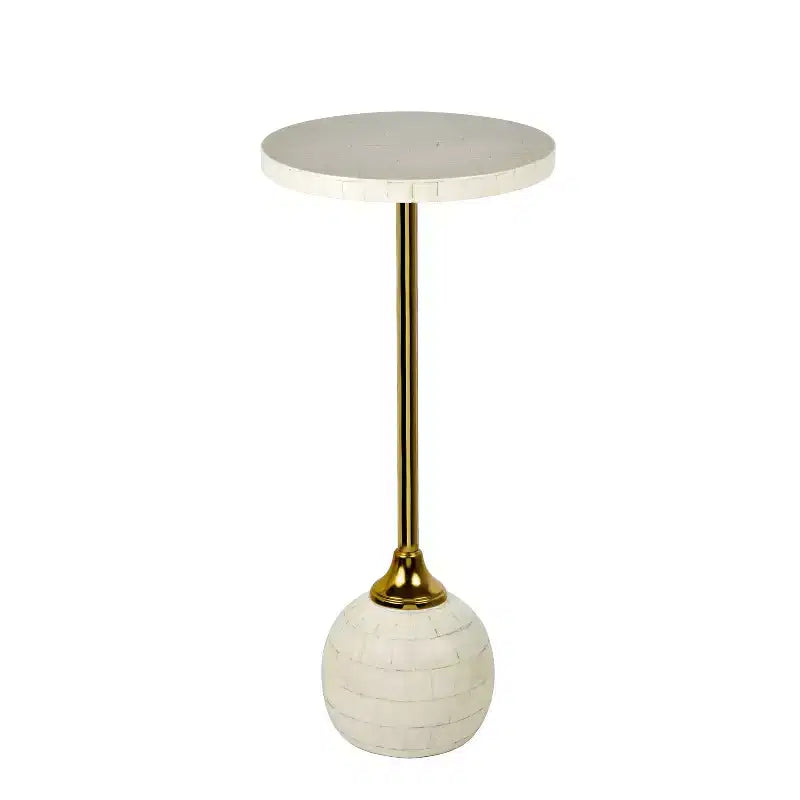 Table en métal glamour moderne