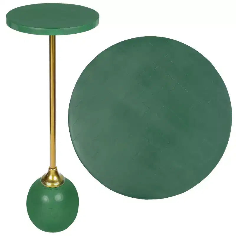 Table en métal glamour moderne