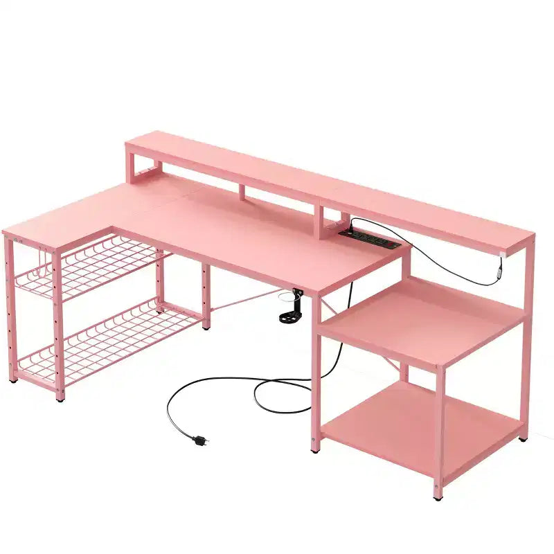 Bureau de jeu à LED