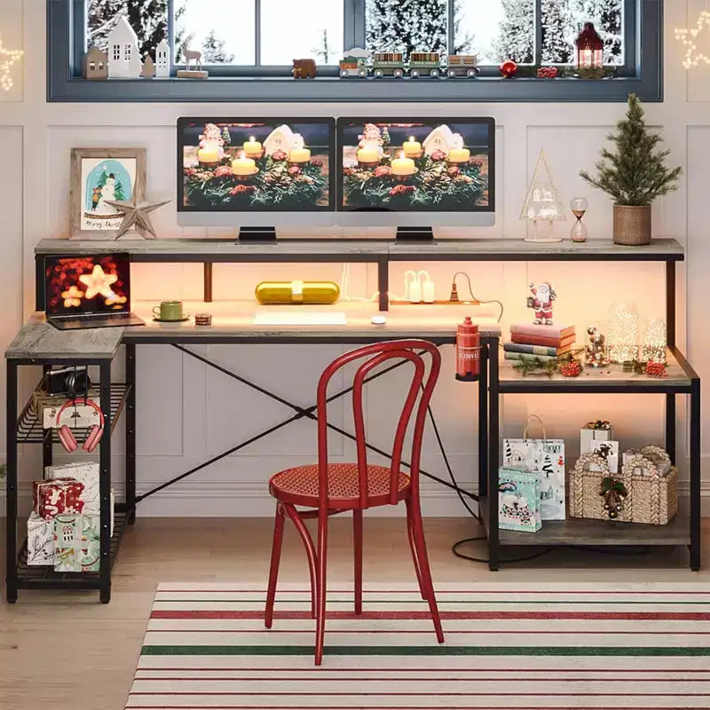 Bureau de jeu à LED