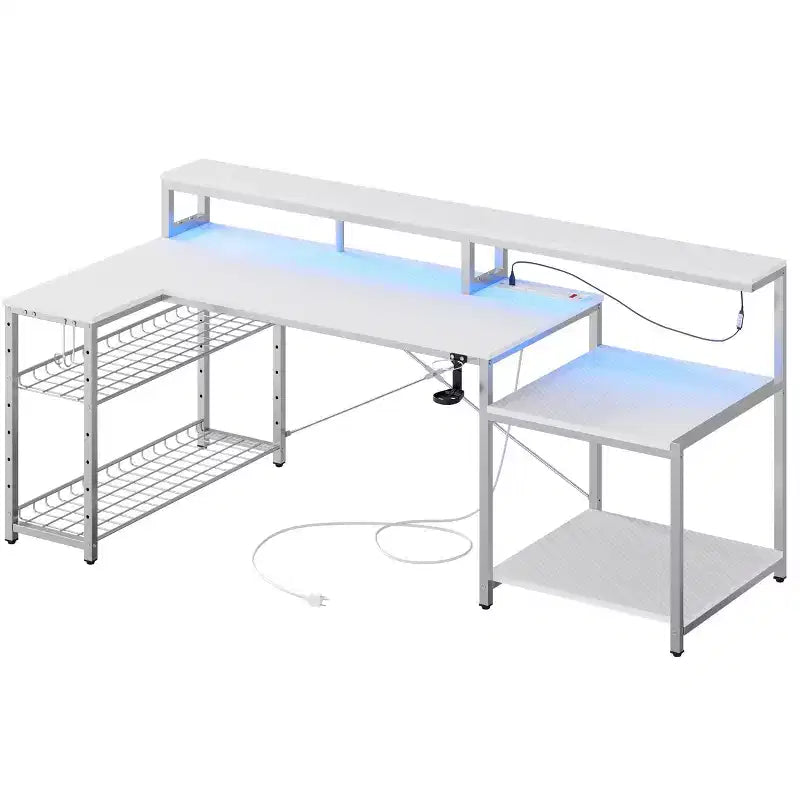 Bureau de jeu à LED
